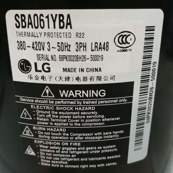 Compressor AC LG SBA061YBA