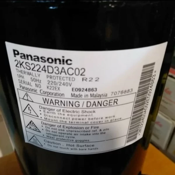 Compressor Panasonic 2KS224D3AC02 Kompresor Panasonic 1.5PK