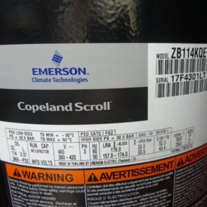 Kompresor Copeland ZB114KQE-TFD-551