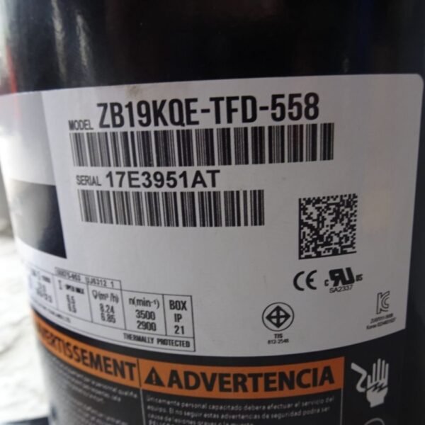 Kompresor Copeland ZB19KQE-TFD-558
