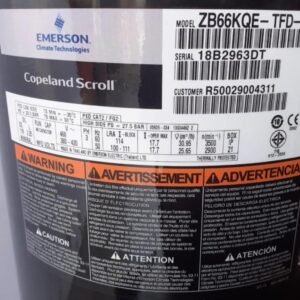 Kompresor Copeland ZB66KQE-TFD-551
