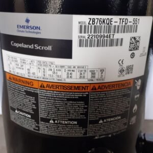 Kompresor Copeland ZB76KQE-TFD-551