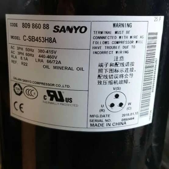 Kompresor Sanyo C-SB453H8A