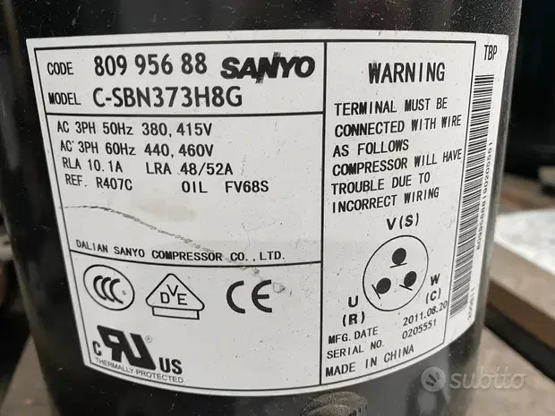 Kompresor Sanyo C-SBN373H8G