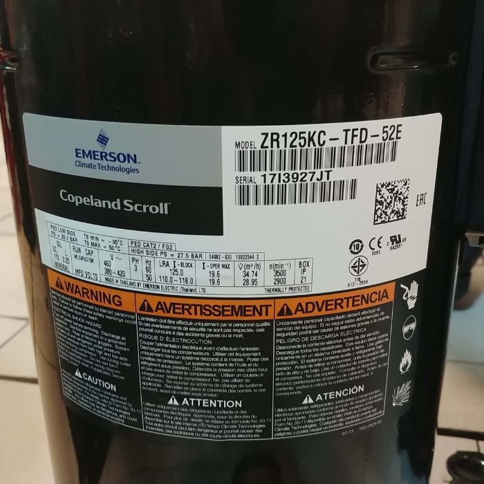 Kompresor Copeland ZR125KC-TFD-52E