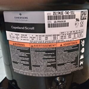Kompresor Copeland ZR19M3E-TWD-551