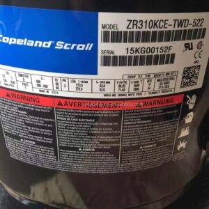 Kompresor Copeland ZR310KCE-TWD-522